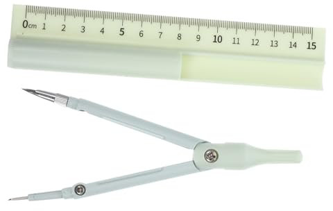 EXCEART Elegante Geometrie-werkzeuge Kompakter Zirkel Lineal Winkelmesser für Den Einsatz Im Klassenzimmer und Zu Hause
