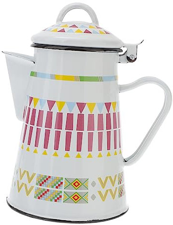 SHOWERORO Caffettiera Creativa Da Ufficio Porcellana Elegante Bricco Per Caffè e Calda Design Chic Per Casa e Ristoranti Facile Da Pulire e Pratica