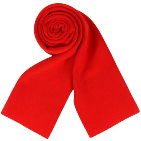 Fjnbbiot Einfarbiger Winterschal für Herren, warm, Kaschmirschal, weich, lang, für Herren, Business, Pashmina, modisch, Bufandas, rot, One size