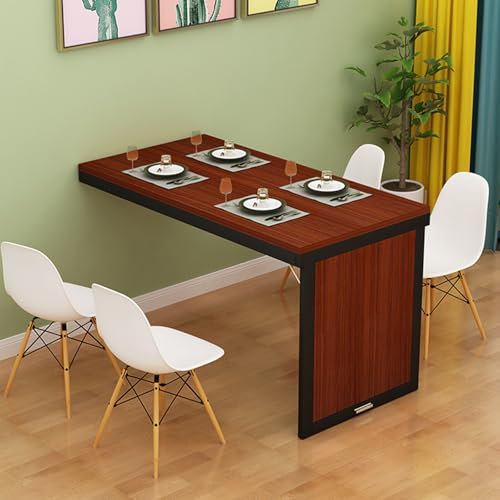 Retractable Floating Bar Table Wall Shelf Multi Function Foldable Kitchen Table Wall Mounted Drop Down Bar Table Worktop
