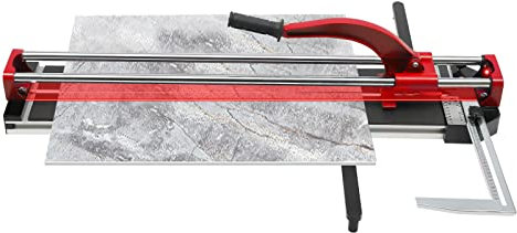 Coupe-carreaux de 80 cm, double rails et supports, manuel 3/5 avec précision infrarouge, pour porcelaine, céramique, marbre, glaçage, carrelage (80 cm)