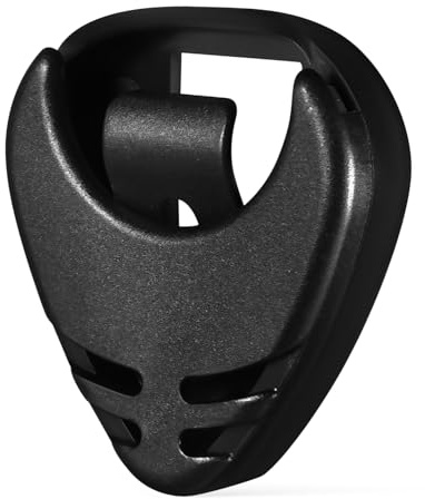 LOLIPPYY Guitar Pick Holder Schwarz Selbstklebender Plektrenhalter für Gitarre Leichter Tragbarer Picks Organizer Schützt Ihre Plektren vor Kratzern und Verlust