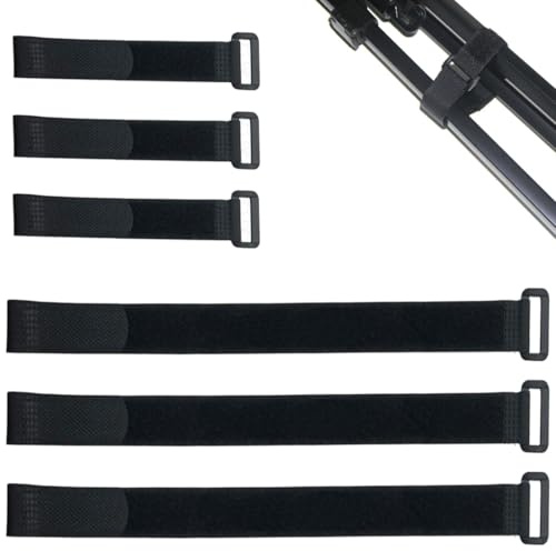 6 pièces sangle velcro, bande velcro réglable, câbles, rangement et stockage de cordes, pour garage, atelier, camping-car, coffret cadeau pour homme.