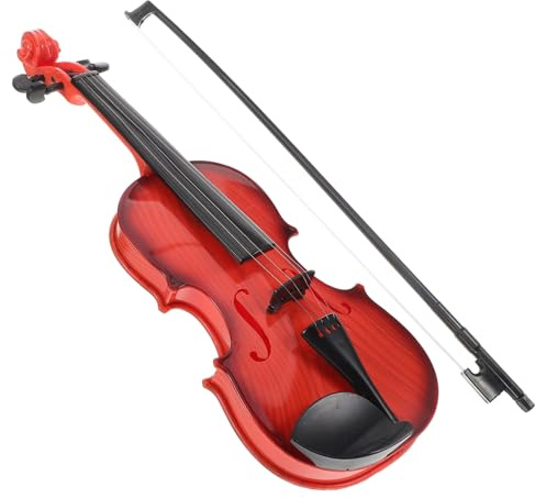 Hemobllo Violon Garçon Fille Cordes Simulation Musicale Portable sans Batterie pour Débutants Instrument Créatif et