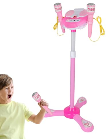 Microfono Per Bambini Con Supporto | Microfono Per Karaoke | Set Di Gioco Con Asta Per, In Piedi Per Bambini, E Giocattoli Microfonici Con Supporto