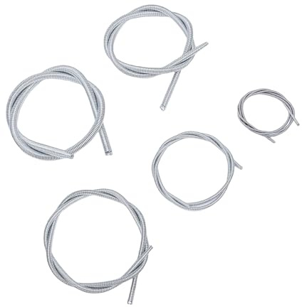Jectse Piega Molle per Tubi Interni, Set di Molle per Piegare Tubi da 5 Pezzi 1/4 Pollice 3/8 Pollice 1/2 5/8 3/4, Lunghezza 1100 Mm Molla Piegatubo per Tubo Interno per Tubo in Rame e Alluminio