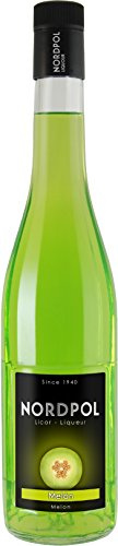 Melonenlikör grün Nordpol, spanischer Premium Likör mit 18% Melone, perfekt pur oder für einen Cocktail