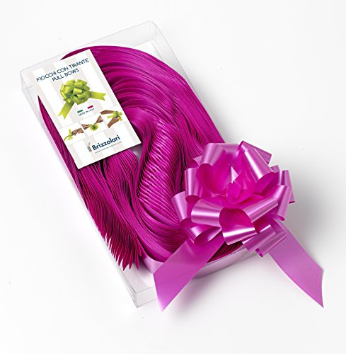 PARTYLANDIA Confezione 100 Fiocchi Rapidi, Larghezza 31 mm Strip (Fucsia)