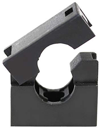 Gtagain Kunststoff Wellpappe Rohr Halter Rohrschellen - Handwerkzeuge Zwingen Klemmen Spanner Schraubzwingen Pipe Kartenhalter Feste Halterung Schwarz
