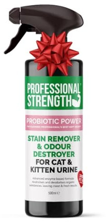 Professional Strength Cat Urine Destroyer, 500 ml (Pack of 1) – Enzymatic Spray to Eliminate Cat Urine Odour & Prevent Future Marking