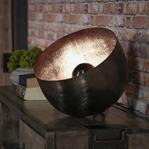 famlights Industrie Tischlampe Leonardo Vintage Look/Steampunk Metallgestell Tischleuchte Tischlampe E27 / Metall Wohnzimmerlampe Vintage Landhaus Industrial Schlafzimmer Wohnzimmer Nachttischlampe