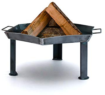 ProTermo Feuerschale Rostoptik Ø 55 cm oder Ø 80 cm, rost Feuerschale für den Garten modern (Ø 55 cm)