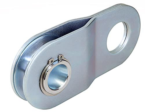Pro-Lift-Werkzeuge Umlenkrolle mit Bronzelager Zugkraft bis 4500kg Klappkloben Drahtseilkloben Seilblock Pully-Block Snatchblock Seilrolle