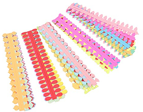 Milisten 90Pcs Paper Quilling Art Strips Colorful Petal Quilling Strips Handmade Quilling for DIY Art Crafts