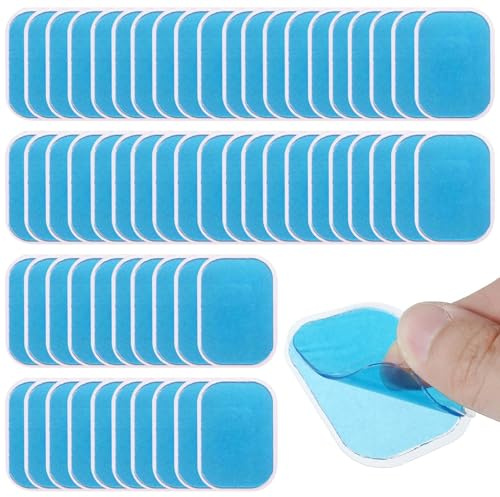 ACHANFLY 60 Stück EMS Gel Pads Bauchmuskeltrainer Gerät Muskelstimulator Gelpads Multifunktionale Hydrogel Pads Elektrisch Abs Sixpack Trainer Gel-Pads Ersatz für Bauch Arm Bein Muskelstimulation