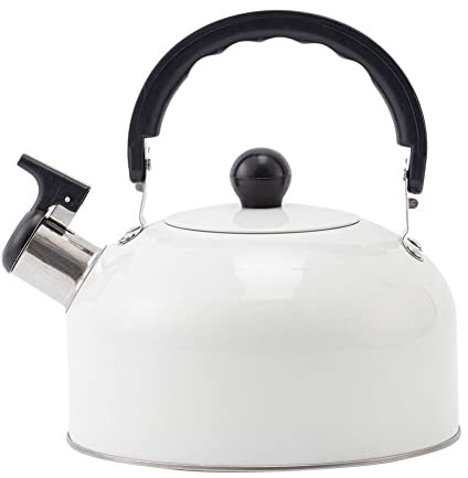 LeGDOr Bollitore per Il tè Bollitore per Il tè con fischio in Acciaio Inossidabile Piano Cottura Teiera con Manico ergonomico Bollitori a induzione per bollitore per Acqua bollente