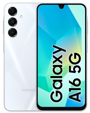Samsung Galaxy A16 5G 128 Go, Smartphone Android déverrouillé, écran 6,7, batterie 5000 mAh, Gris, Version FR