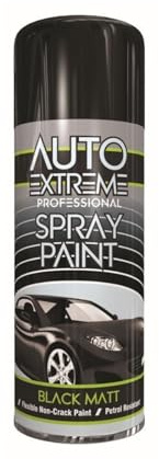 SDMAX Black Matt Spray Paint, Durable And Matte Finish, Fast Drying, Non-Cracking, Easy To Use, Long-Lasting, Lightweight And Portable, Interior & Exterior Use, 400ml (1PCS)