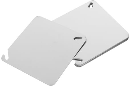 NUOBESTY 8stücke Decken-elektroabdeckplatte Aus Metall Für Schaltkasten Quadratisch Blank Abdeckung Für Schalttafel Kastenabdeckplatte Dekorative Schaltkastenabdeckung Abdeckplatten Für