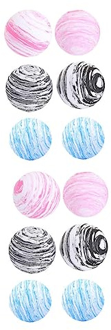 CIYODO 12 Stück Hüpfbälle Kinder Spielzeug Aus Elastischem Eva Buntes Springbälle Für Jungen Und Mädchen Geeignet Als Partyspielzeug Und Lernhilfe