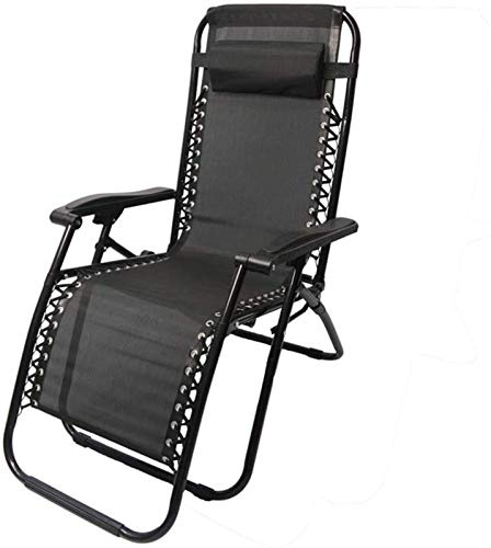 GIQKDZNUO Recliner Folding Deck Chair Zero Gravity Chair Patio Lounge Recliners Adjustable Folding For Pool Side Outdoor Yard Beach One Size Sun Lounger Garden Chairs One Si One Size vision Thoughtfu