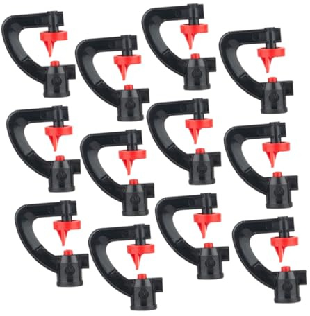 CIYODO Irrigatore Rotante a 180° Tipo G in Plastica Resistente Testina per Irrigazione Giardino e Agricoltura Set da 20 Pezzi Connettore per Prati Parchi e Aree Verdi