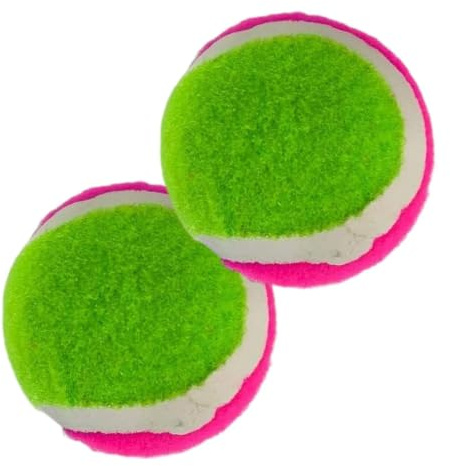 Kastboll och fångstspel 2 Stycken 6,5 cm & Klibbig Mjuk Boll | Utomhusspel för Barn För Familj, , Pool, Park, Camping, Resor, Fest, Sport, Sommar, Semester, Skola,