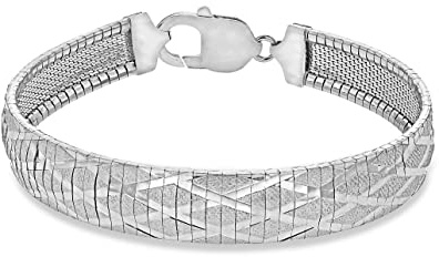 Tuscany Silver Damen Manschetten Armbänder 925 Sterlingsilber Silber - 8.29.7432