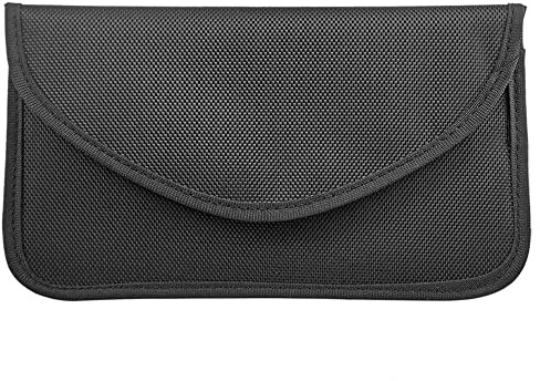 Eidyer Large Faraday Bag,Signal Blocking Pouch for Car Keys Phones, Keyless Entry Signal Blocker, RFID Cell Phone and and Key Pouch, Nylon, Size about 20CMX10CM