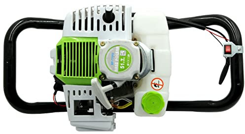 BASS POLSKA Trivella a Scoppio Potenza 1,46 kW Monocilindrico Due Tempi Motore 51,7 CC Accensione CDI Dimensioni sostituibili Stelo da 100 a 300 mm Trivella