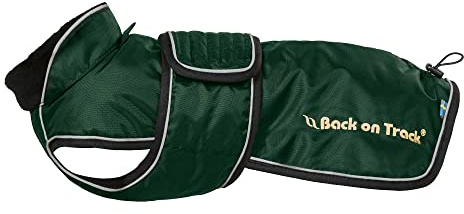 Back on Track Hundemantel Buddy für Dackel, Basset und Drever (33 cm, grün)