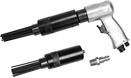 Ikodm Druckluft Nadelentroster,Ersatzkopf 3000 U/min,Nadelpistole, 19 Nadeln,Entroster Rost Lackentferner