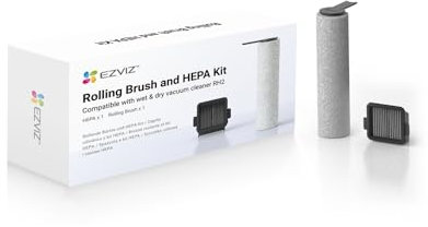 EZVIZ Rullo di spazzola e filtro HEPA di ricambio, progettato per aspirapolvere a secco umido senza fili RH2, adatto per spazzare pavimenti duri, strumento di pulizia a rullo, accessori di ricambio