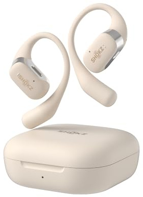 Shokz OpenFit Écouteurs Sans fil Crochets auriculaires Appels/Musique/Sport/Au quotidien Bluetooth Bianco