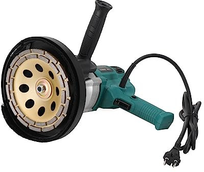 L-home Smerigliatrice per cemento e calcestruzzo, 2600 W, 3000 giri/min, fresatrice e fresa per calcestruzzo, 180 mm, per lucidatura di pareti in cemento