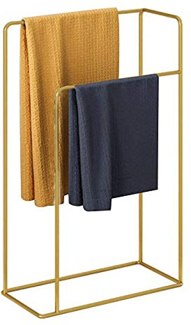 NATWEE Freistehender Handtuchhalter, 2-stufiger Metall-Handtuchhalter mit Leiter für den Innen- und Außenbereich im Badezimmer, in der Küche, im Schlafzimmer und am Pool It's so Kind of You