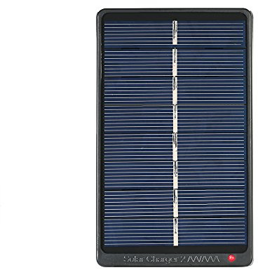 LANRU Caricabatterie,Caricabatterie Ricaricabili 2 * AA/AAA caricabatteria Solare 1W 4V Pannello Solare per la Carica della Batteria