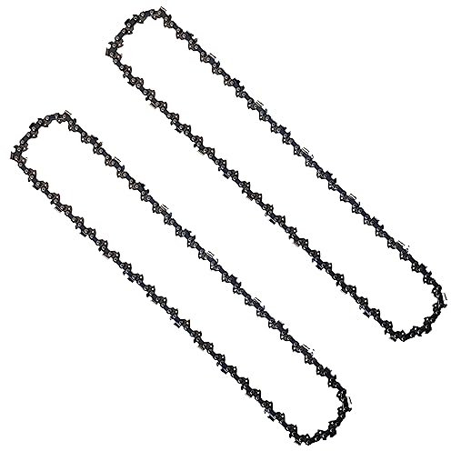 Opuladuo 2X 16 Inch (40 cm) Chainsaw Chains for Hyundai HYC2400E, Replacement Chain Saw Chain fit Oregon CS1400 Chainsaw, 16 inch Chainsaw Chains for McCulloch CSE2040S