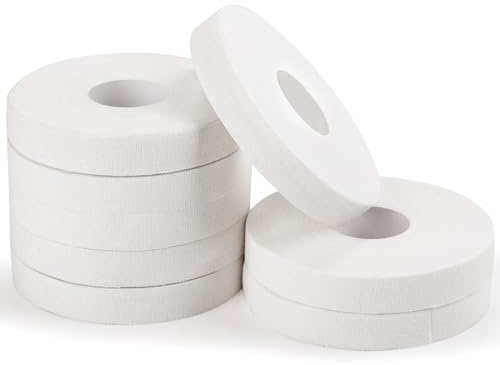 Pro Finger Tape 8 Pack - 0.5” x 45 Ft White Athletic Sports Tape for Rock Climbing,BJJ,Jiu-Jitsu,Wrestling,Judo