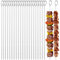 24 Stück Grillspieße Edelstahl, BetterJonny Rouladennadeln Grillspieße Schaschlikspieße Wiederverwendbare Grill Kabob Spieß Stöcke Fleischspieße Metallspieße für BBQ Fleisch Gemüse zum Grille, 30cm