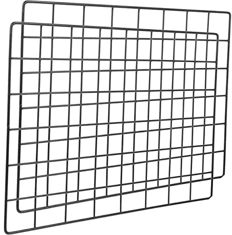 Cabilock Wall Grid Panel Metal Wire Organizer 2pcs 30×40cm Nordic Style Iron Photo Display Panels Decorative Picture Wall Hanging for Home Office