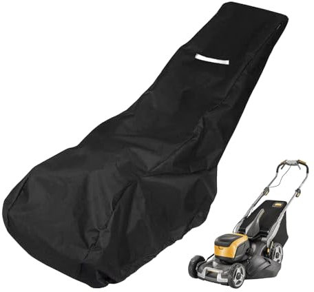 SUNOYA Telo Di Copertura per Tosaerba 210D Oxford, Lawn Mower Cove, con Coulisse e Borsa per La Onservazione, Copri Tagliaerba per Esterno Impermeabile per Tosaerba (195x108x66 cm)