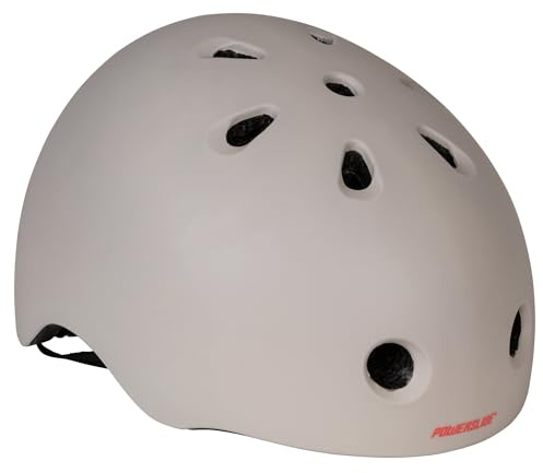 Powerslide Helm Urban Sustained Grey, für Herren und Damen, Inline Skates, Fahrrad, Scooter in grau