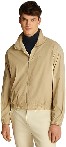 Tommy Jeans Tjm Essential Jacket Ext Dm0Dm20655, Giacca Antivento, Uomo, Beige (Relic Tan), XL