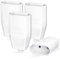 Vecbmn Enchufe Hembra 4 Piezas, Clavija Enchufe Hembra, Schuko Hembra, Base para Enchufe Hembra, Clavijas 250 V/16 A, Hembra de Enchufe, Enchufe Hembra para Cable
