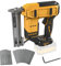 Cloueuse Brad sans fil pour batterie Dewalt 18 V 20 V, agrafeuse sans fil 2 en 1, batterie 18 GA avec 1 000 clous et 1 000 agrafes pour l'amélioration de la maison et le travail du bois