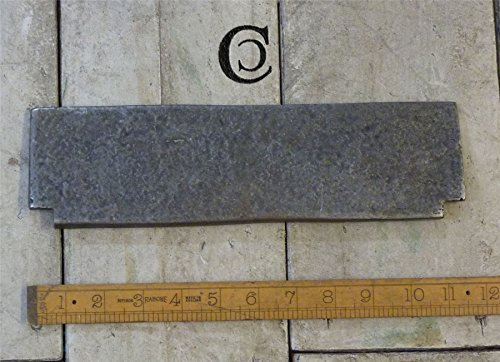 Antique Iron Letter Box Inner Plate Flap - 350 x 100mm