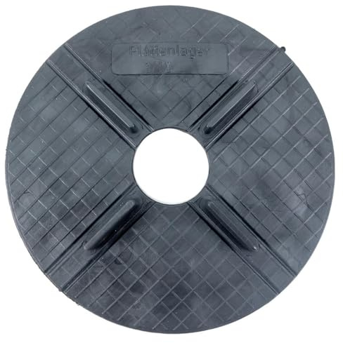 Sanpro Flaches Gummi Stelzlager - Plattenlager 3 mm Fuge / 10 mm Höhe, Anzahl 200 Stück (Pack à 200 Stück)