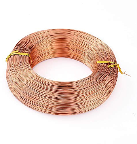 Cheriswelry - Filo di alluminio pieghevole per lavori artigianali, 300 m, spessore 1,2 mm, per creazione di gioielli in metallo, bambole e scheletri, colore: bianco Navajo
