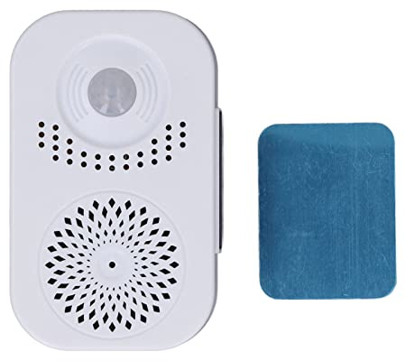 Timbre Inalámbrico con Sensor de Movimiento, Carga USB, Recordatorio de Voz, Zumbador de Bienvenida, Alarma de Seguridad, Timbre de Timbre, Timbre de Entrada Ajustable para Entrada de Negocios
